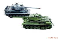 Танковый бой (советский T90 + Abrams США) 2.4GHz