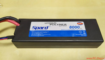 Аккумулятор Spard Li-Po 7.4V 8000мАч 25C