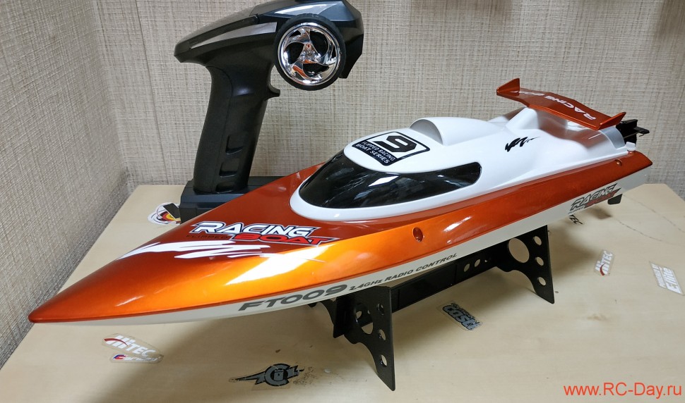 Радиоуправляемый Катер Лодка FT009, Оранжевый