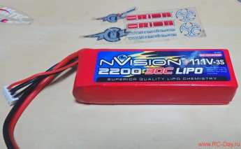Аккумулятор nVision Li-Po 11.1V 2200mah 30C