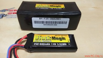 Аккумулятор Black Magic Li-Po 7.4V 800mah 25C