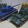 Танковое сражение на радиоуправлении Т-34 и Тигр
