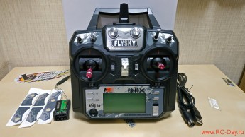 Радиоаппаратура FlySky i6X с приемником iA6B