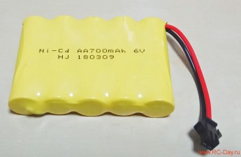 Аккумулятор Ni-Cd 6V 700mAh