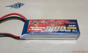 Аккумулятор Gens Li-Po 7.4V 1800mah 40C